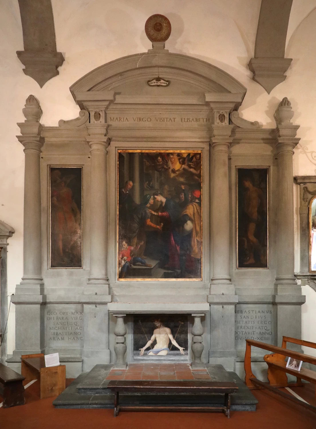 Visitazione tra i ss. Michele e Sebastiano - chiesa dei Santi Stefano e Niccolao